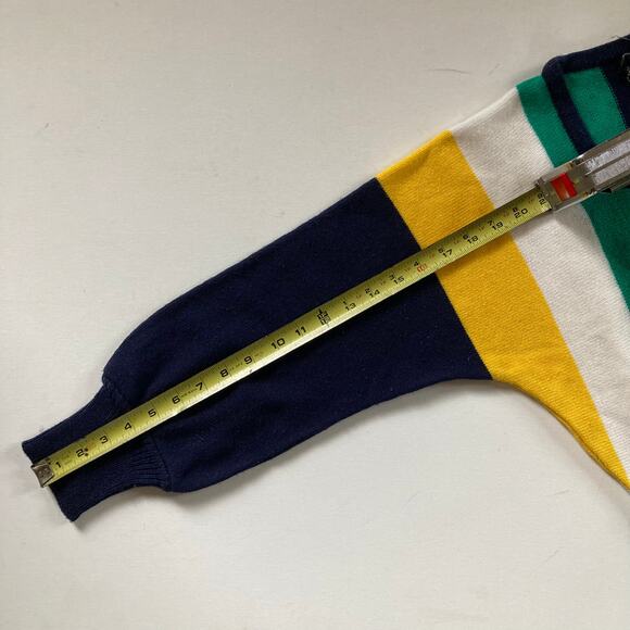 Vintage 80s Striped Sweater | Fully Fashioned WPL 6716 | Made in Taiwan sz m - Picture 5 of 7